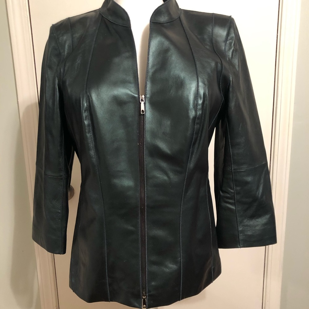 Lafayette 148 leather jacket